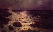 unknow artist Moonlight on the Sea and the Rocks oil painting picture wholesale